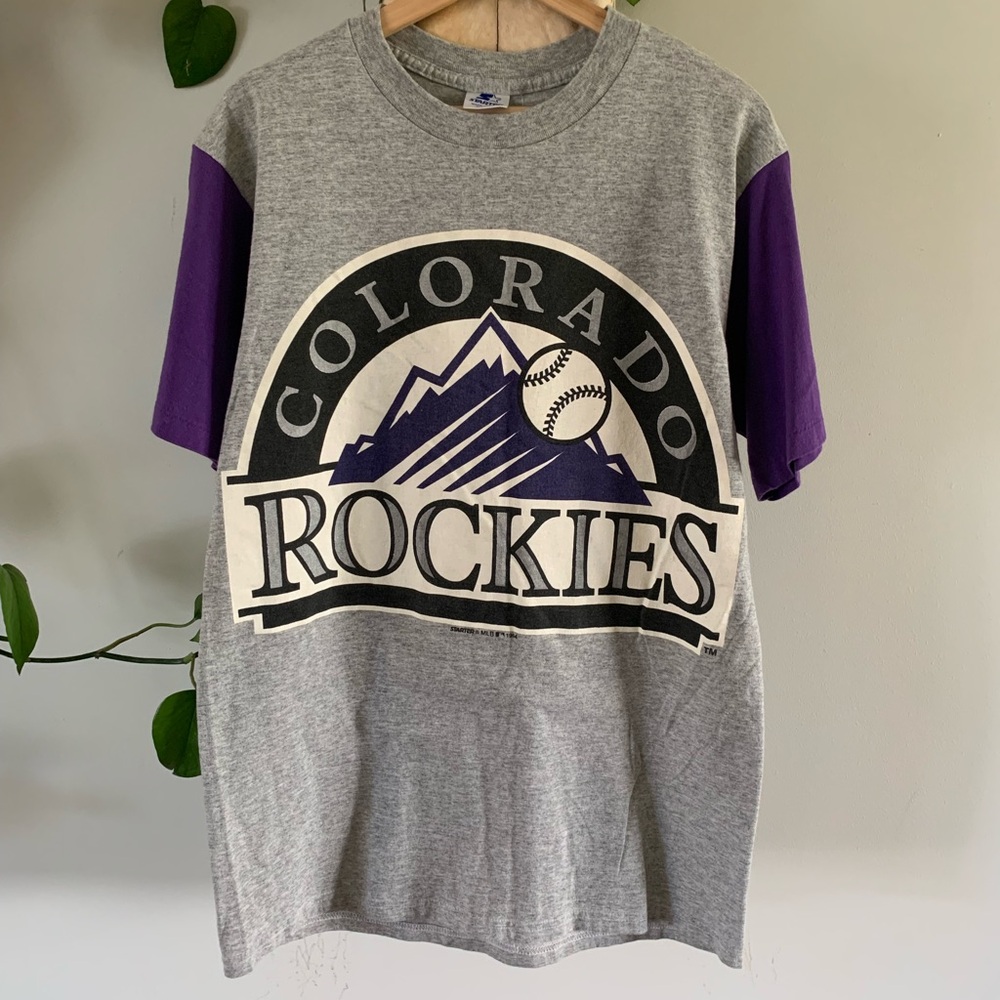 Vintage Starter Colorado Rockies Tee